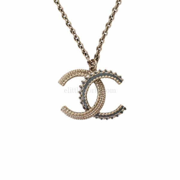 直播編號 6 : 【二手】CHANEL CC 吊墜項鏈 E17989