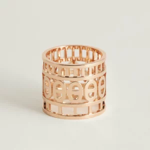 直播編號 7 : 【全新】HERMES CHAINE D’ANCRE DIVINE 大號玫瑰金戒指 54 E15797