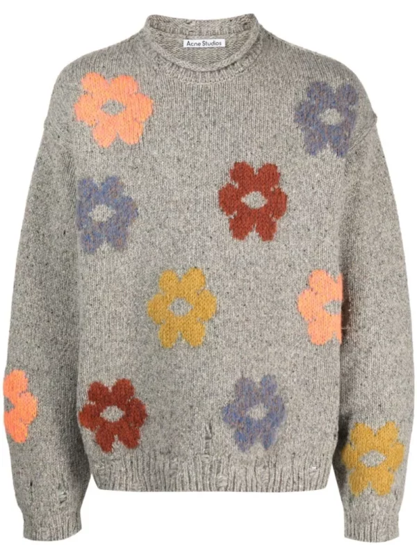 【意大利】ACNE STUDIOS 花卉細節毛衣 M