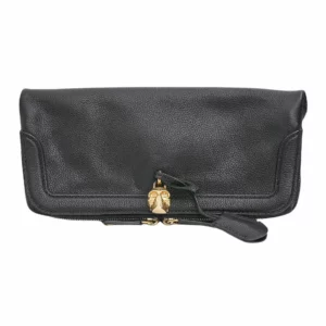【二手】ALEXANDER MCQUEEN 骷顱頭折疊手拿包 E22853