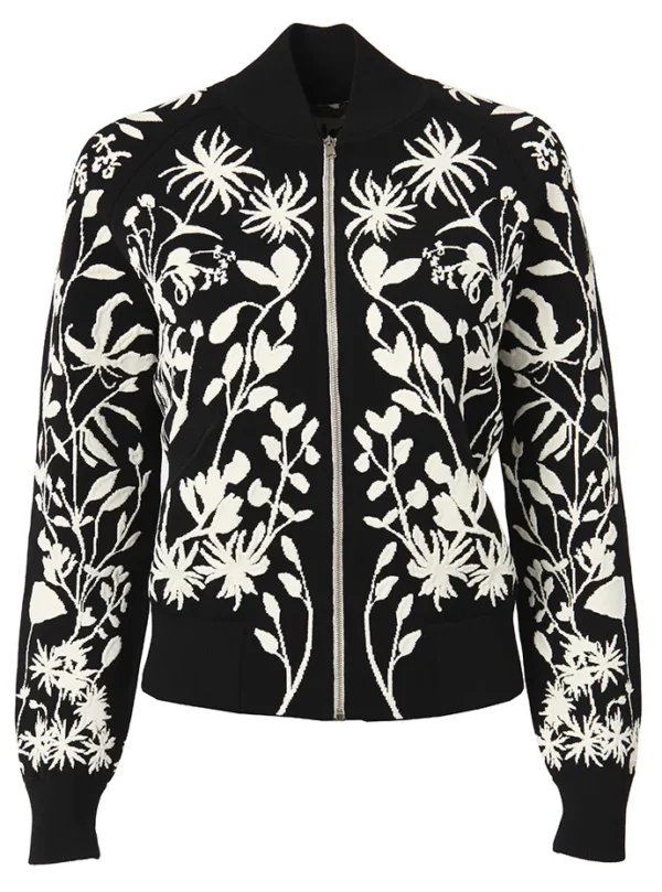 【二手】ALEXANDER MCQUEEN 圖案提花夾克 XS