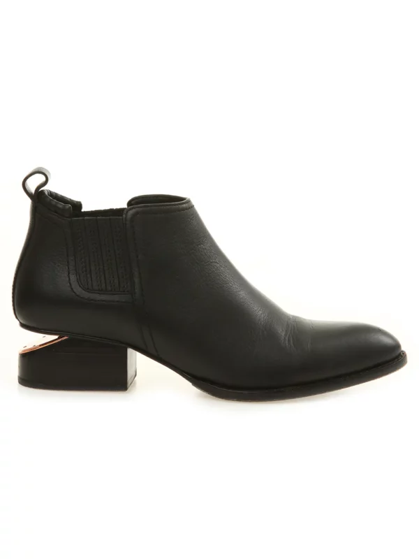 【二手】ALEXANDER WANG 造型跟短靴 37.5