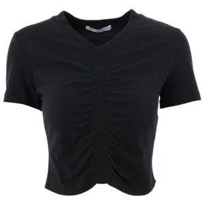 【二手】ALEXANDER WANG 褶皺細節短款T恤 XS