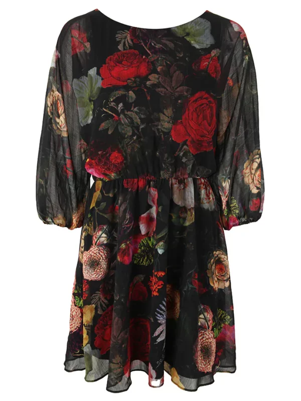 【二手】ALICE+OLIVIA 花卉印花連衣裙 S