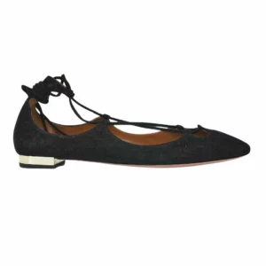 【未使用品】AQUAZZURA 芭蕾平底鞋 38 E17553