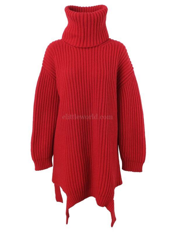 【二手】BALENCIAGA 高領針織連衣裙 34