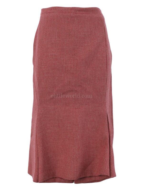 【二手】BALENCIAGA 千鳥格高腰半身裙 36