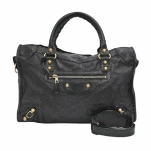 【二手】 BALENCIAGA CITY 皮革手提包 281770 E20965