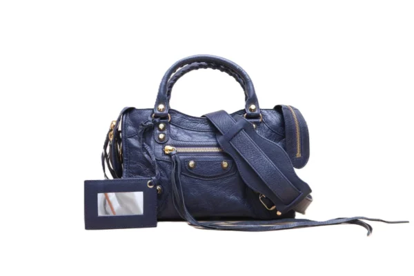 【二手】BALENCIAGA CITY 迷你手提機車包 YY1313
