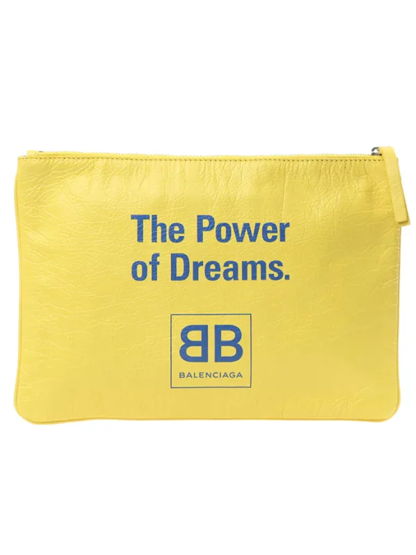 【二手】BALENCIAGA LOGO 印花手拿包