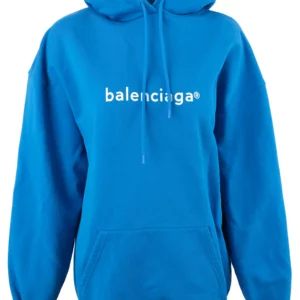 【二手】BALENCIAGA LOGO 印花大廓形連帽衫 XS