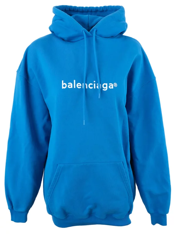 【二手】BALENCIAGA LOGO 印花大廓形連帽衫 XS
