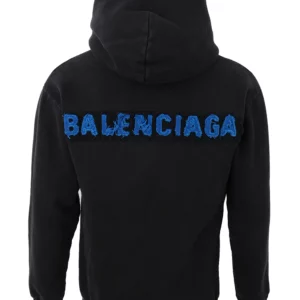 【二手】BALENCIAGA 補釘LOGO連帽衫 XS