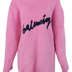 【二手】BALENCIAGA LOGO 刺繡針織帽衣 XS