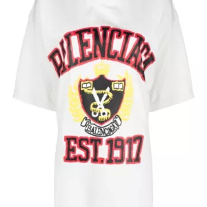 【意大利】BALENCIAGA 超大款圖案印花T恤 M