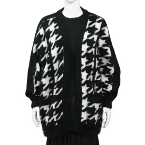 【二手】BALMAIN 千鳥格開襟衫 36 E20260