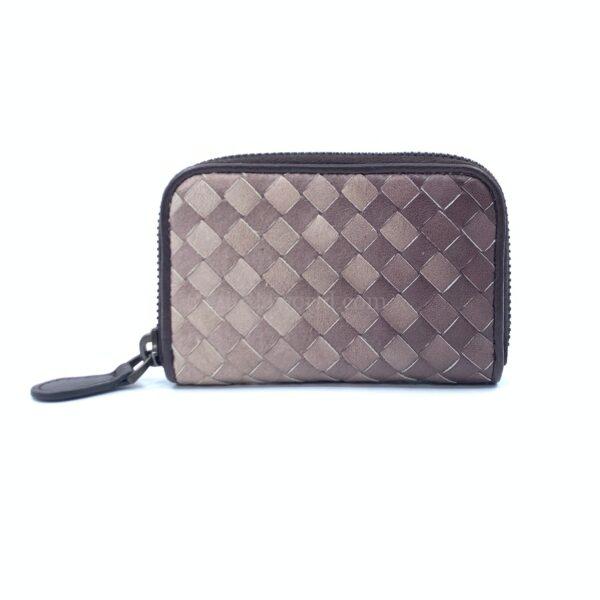 【未使用品】BOTTEGA VENETA 拉鍊零錢卡包 114075 E16032