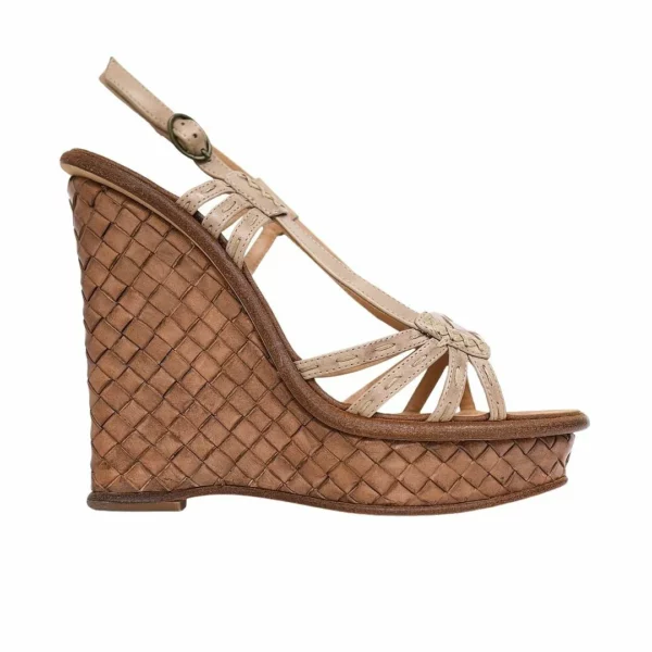 【二手】BOTTEGA VENETA 厚底涼鞋 37.5 E21285
