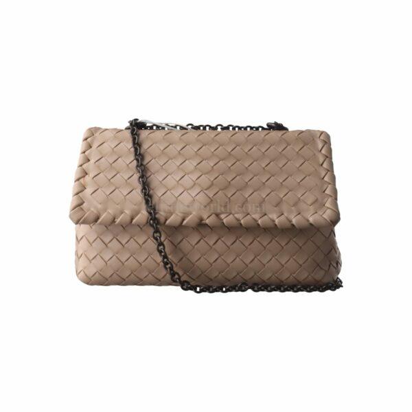 【二手】BOTTEGA VENETA BABY OLIMPIA 織皮手袋 VV2293
