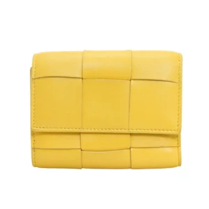 【二手】BOTTEGA VENETA 編織納帕皮迷你錢包 E21960