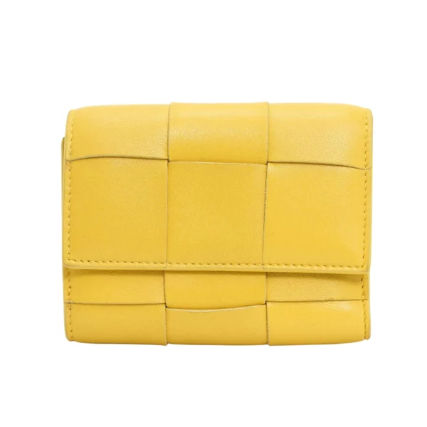 【二手】BOTTEGA VENETA 編織納帕皮迷你錢包 E21960