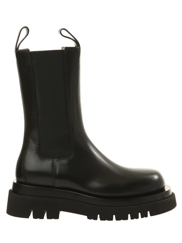 【二手】BOTTEGA VENETA LUG CHELSEA 皮靴 38