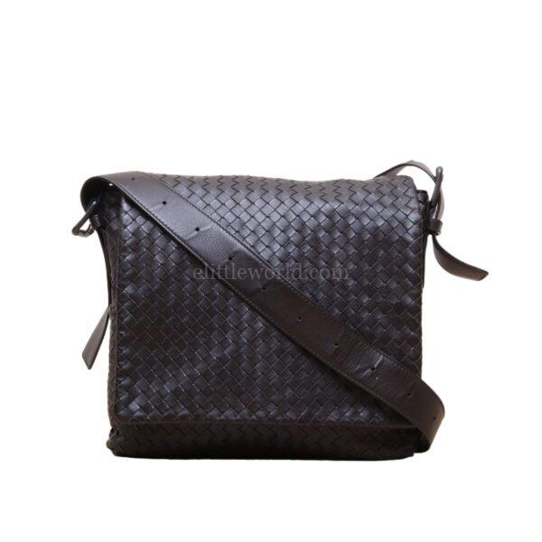 【二手】BOTTEGA VENETA 織皮單肩包 PD2077