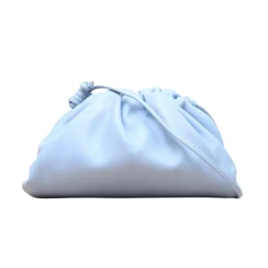【二手】BOTTEGA VENETA POUCH 迷你藍色斜跨包 PD1493