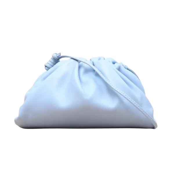 【二手】BOTTEGA VENETA POUCH 迷你藍色斜跨包 PD1493