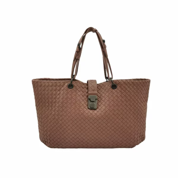 【二手】BOTTEGA VENETA ROMA 織皮購物袋 VV2453
