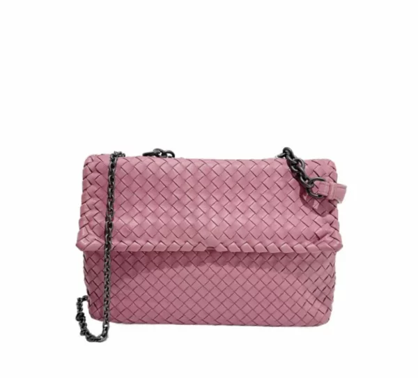 【二手】BOTTEGA VENETA 織皮垂蓋手袋 RR1218