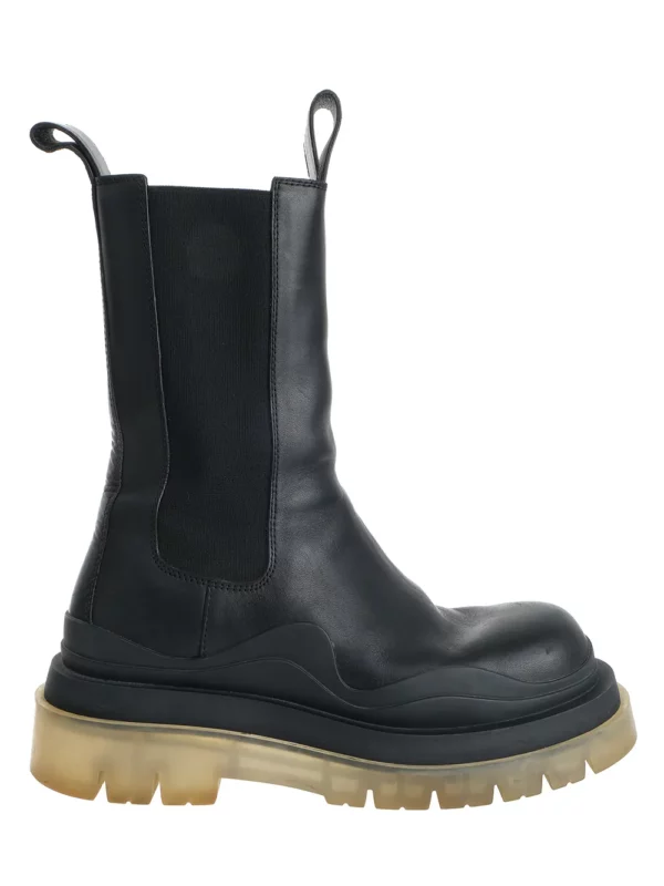【二手】BOTTEGA VENETA TIRE CHELSEA 皮靴 37
