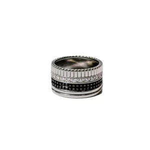 【二手】BOUCHERON QUATRE 18K白金鑽石戒指 54 YY1617