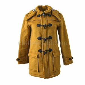 【未使用品】BURBERRY 童裝牛角扣外套 14Y E15843