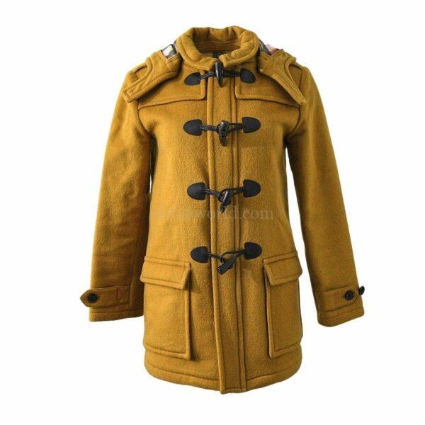 【未使用品】BURBERRY 童裝牛角扣外套 14Y E15843