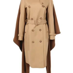 【二手】BURBERRY 圍巾細節輕便風衣 38