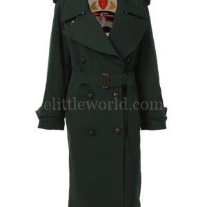 【二手】BURBERRY 超大款系帶風衣 40
