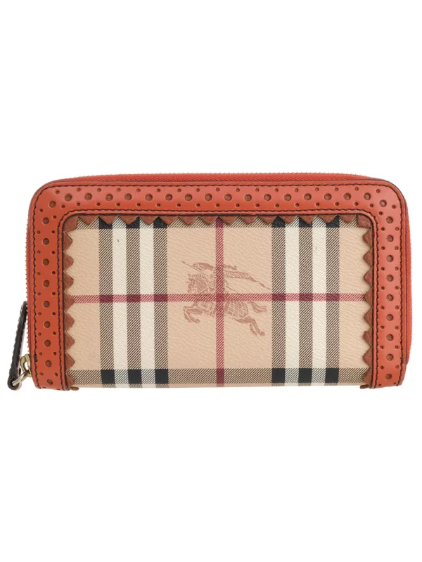 【二手】BURBERRY 經典格紋長款錢包