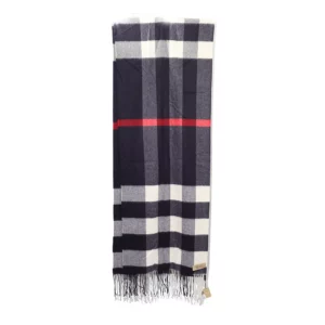 【全新】BURBERRY 格仔羊絨圍巾 E11644