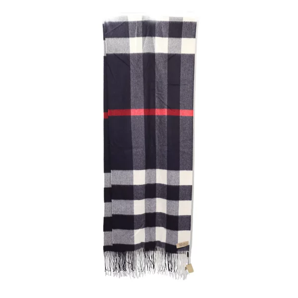 【全新】BURBERRY 格仔羊絨圍巾 E11644