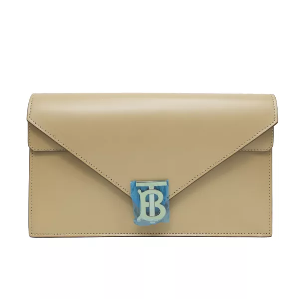 【全新】BURBERRY 皮革手拿包 E19936