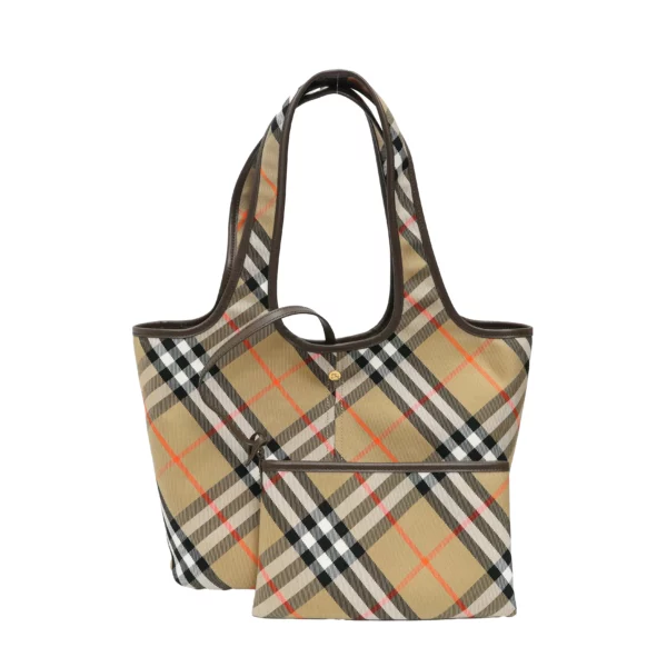 【全新】BURBERRY 格子手提袋 E20274