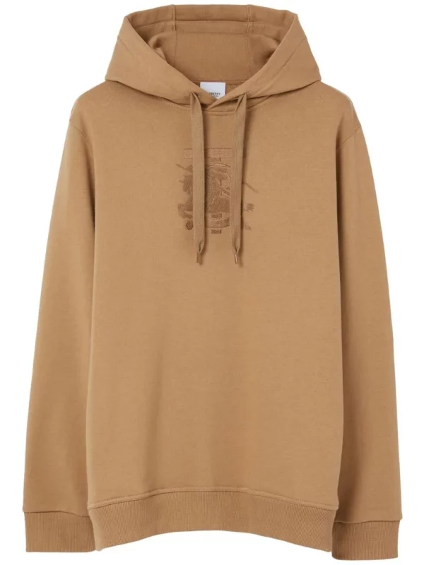 【意大利】BURBERRY 刺繡圖案連帽衫 L