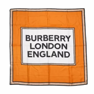 【全新】BURBERRY LOGO 90 絲巾 E19943