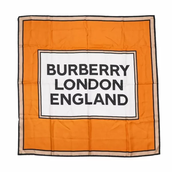 【全新】BURBERRY LOGO 90 絲巾 E19943