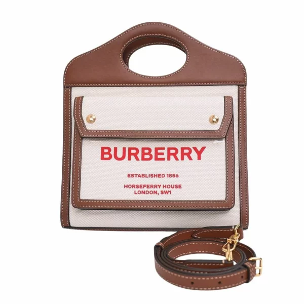 【未使用品】BURBERRY MINI POCKET 手提包 E19937