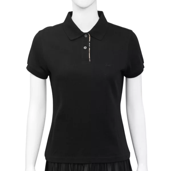 【二手】BURBERRY POLO 格紋門襟 T恤 S E22936