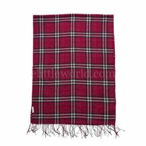 【未使用品】BURBERRY 羊絨圍巾 S3347