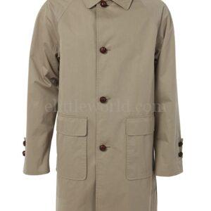 【二手】BURBERRY 編織扣中長款風衣 XS