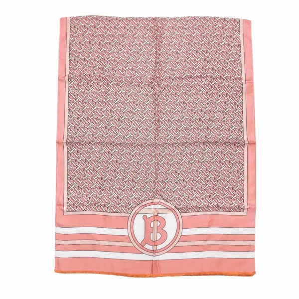 【全新】BURBERY MONOGRAM 雙面絲巾 E19941